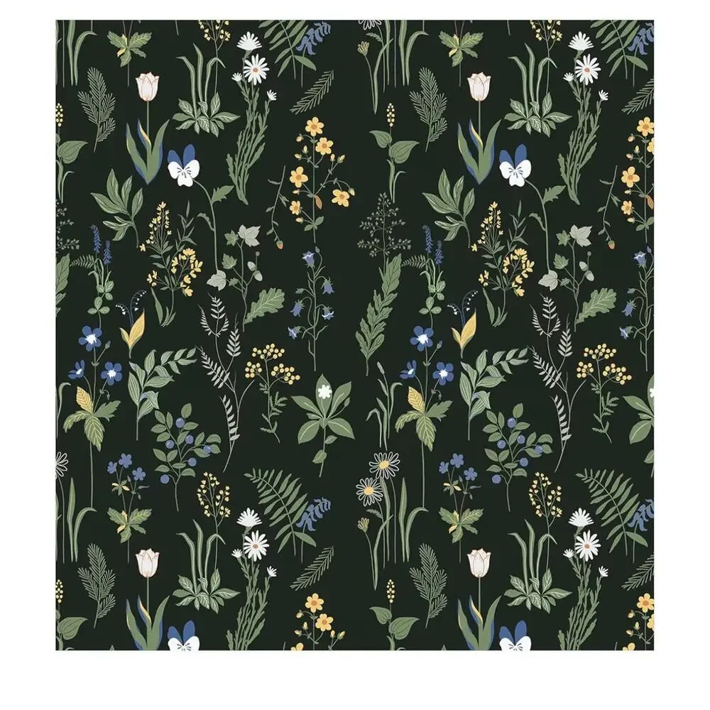 Set of 4 Rolls Cismm Floral Peel and Stick Wallpaper Boho 118